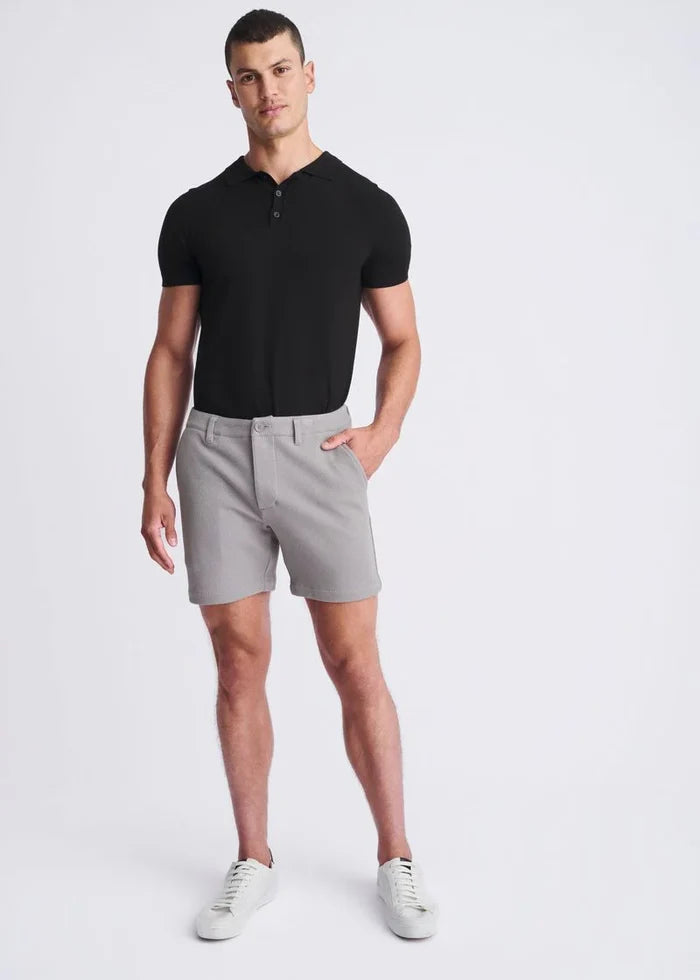 Lunar 6" Inseam Textured Stretch Knit Chino Shorts PM-2541