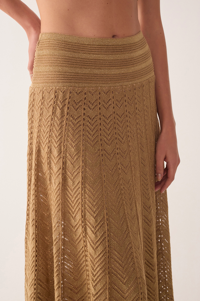 Lurex Knit Skirt Dress_5