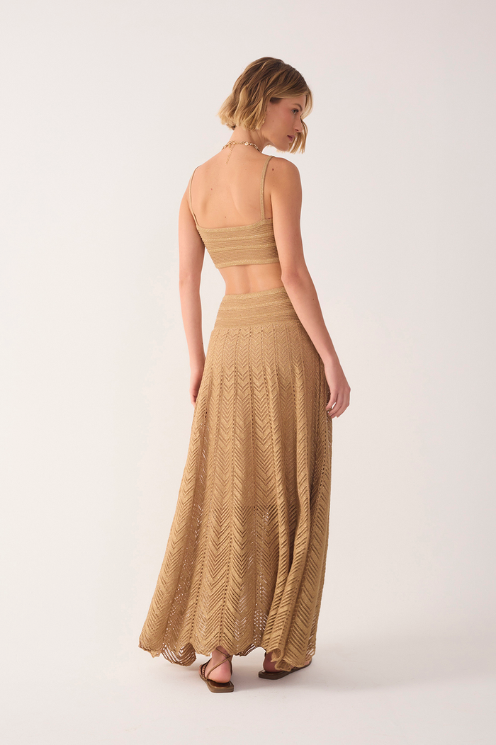 Lurex Knit Skirt Dress_7
