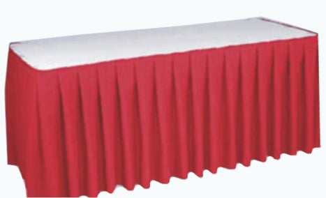 Luxurious Heavy Lycra Frill Table Skirting - Banquet Table TS-01