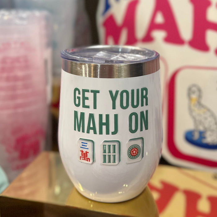 Mahj On Wine Tumbler