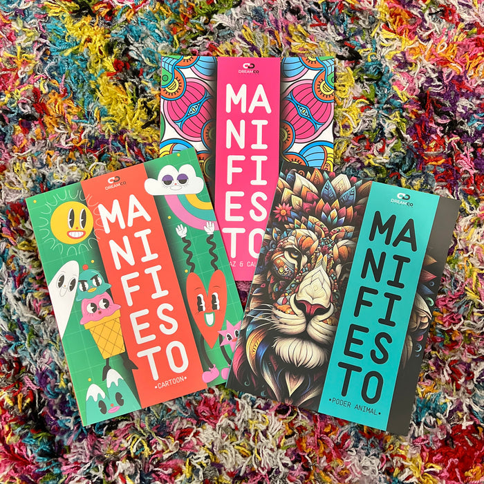 Manifiesto Cartoon Coloring Book