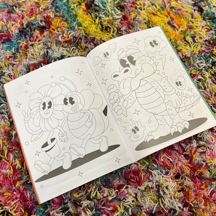 Manifiesto Cartoon Coloring Book