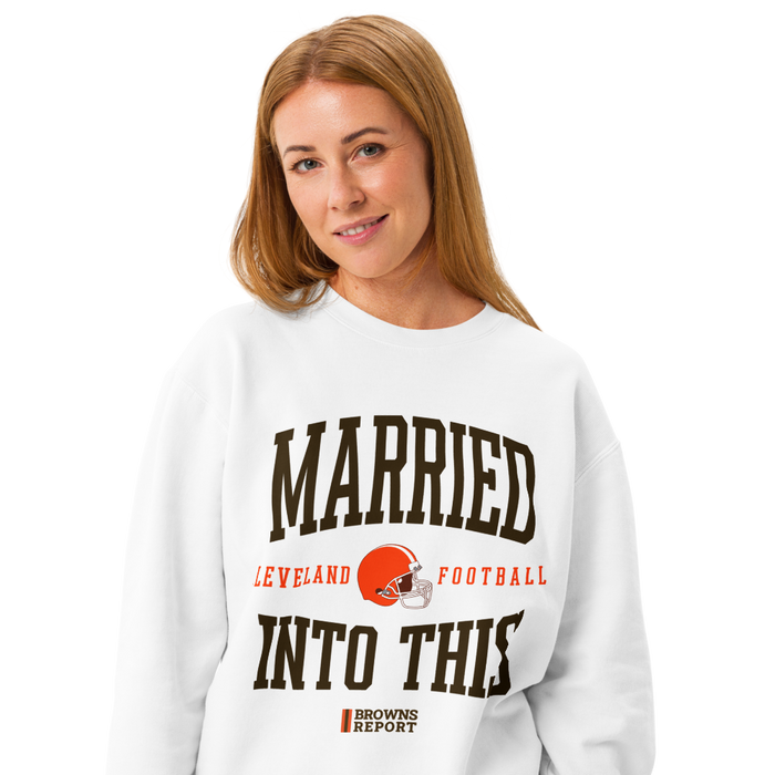 MARRIED INTO THIS | Cleveland Football Women's Sweatshirt