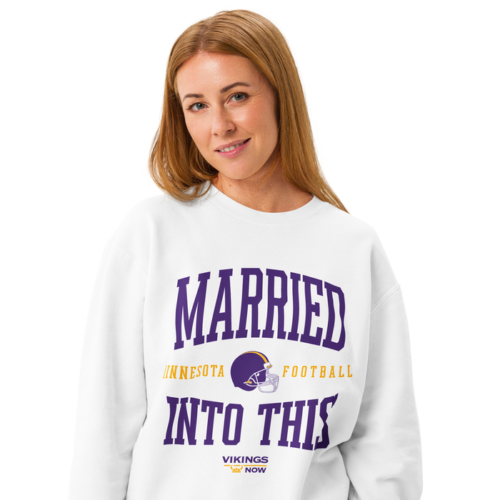 MARRIED INTO THIS | Minnesota Football Women's Sweatshirt