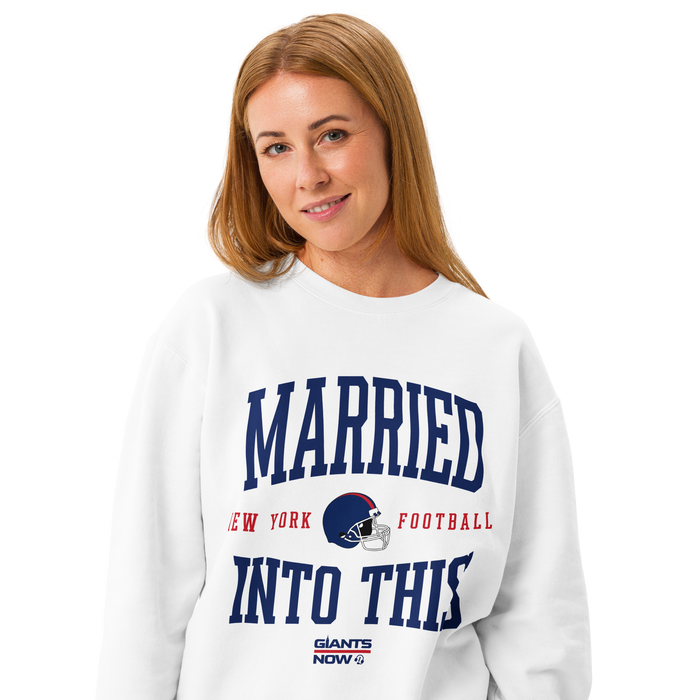 MARRIED INTO THIS | New York Football Women's Sweatshirt