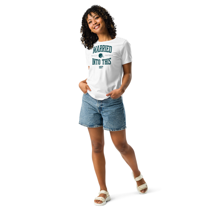 MARRIED INTO THIS | Philadelphia Football Women's Relaxed T-Shirt