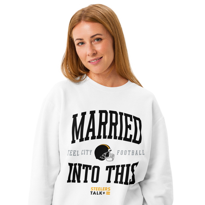 MARRIED INTO THIS | Pittsburgh Football Women's Sweatshirt