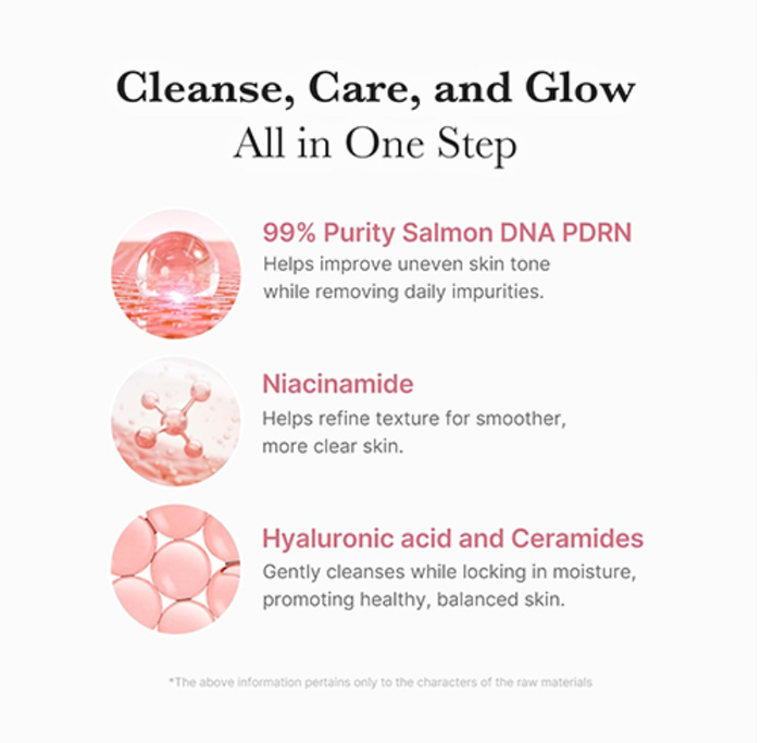 Medicube Cleanser 4.23 oz-PDRN Pink Niacinamide Whip Cleanser