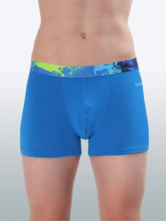 Men's Cotton Abstract Waistband Trunk – Pack of 2