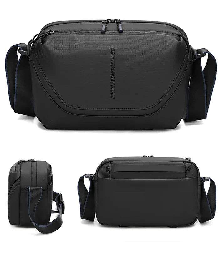 Men's Crossbody Camera Bag for DSLR & Mirrorless Cameras | Portable Shoulder Photography Bag with Lens Storage, Tripod Holder & Accessories Pocket