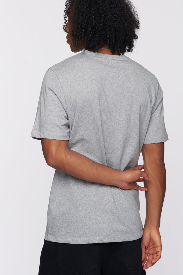 Men's Essential Crew in Heather Grey