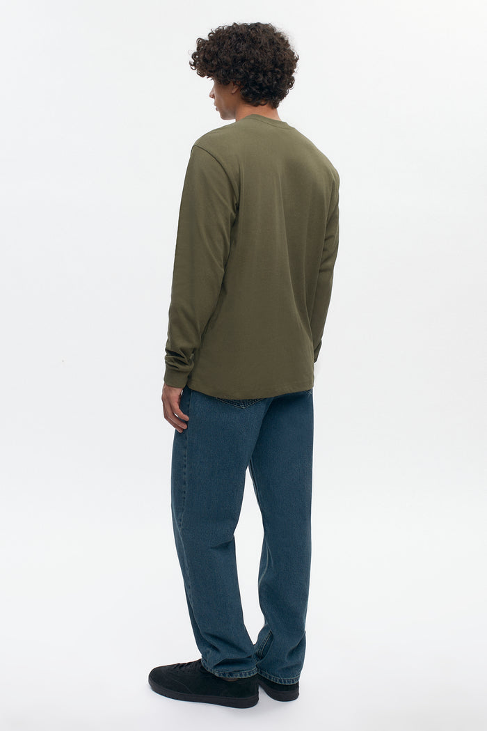 Men's Midweight Longsleeve in Olive