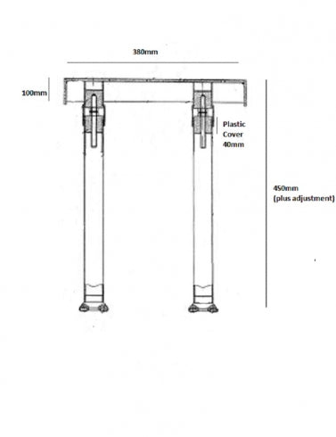 Metlam Adjustable Bench Seat Bracket