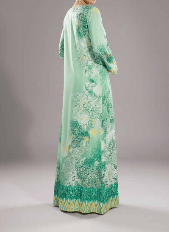 Mint Aura Kaftan
