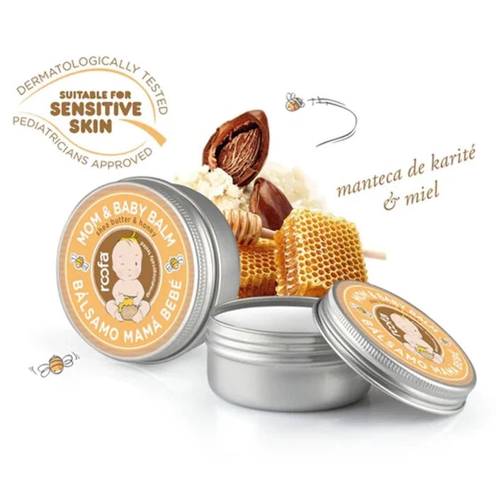 Mom & Baby Balm with Shea Butter & Honey for Sensitive Skin - 50g