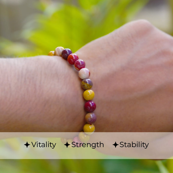 Mookaite Jasper Natural Crystal Bracelet