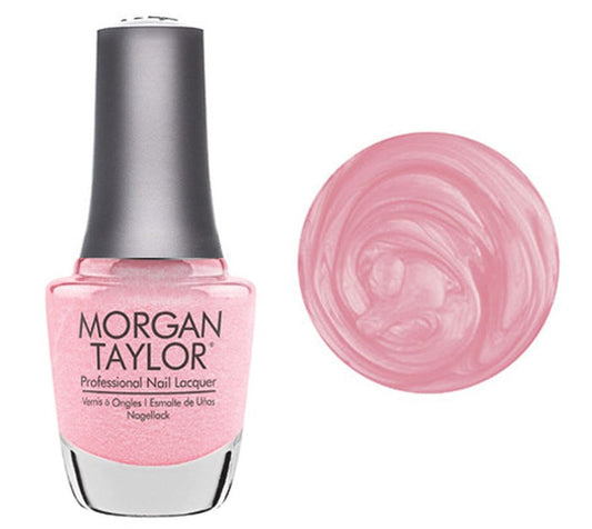 Morgan Taylor Lacquer Nail Polish - Taffeta Soft Pink Frost - 15ML