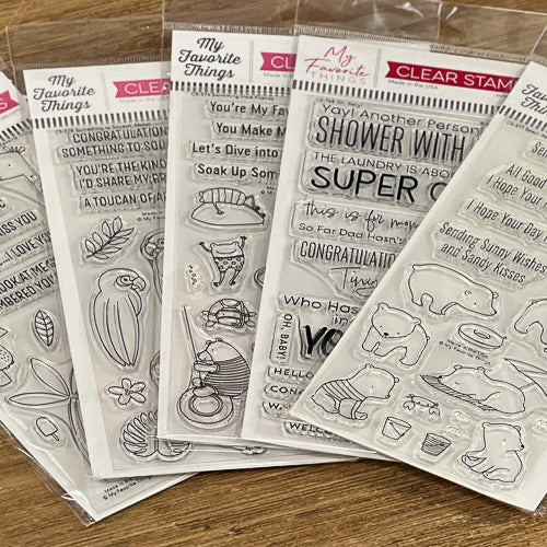 My Favorite Things Clear Stamps
