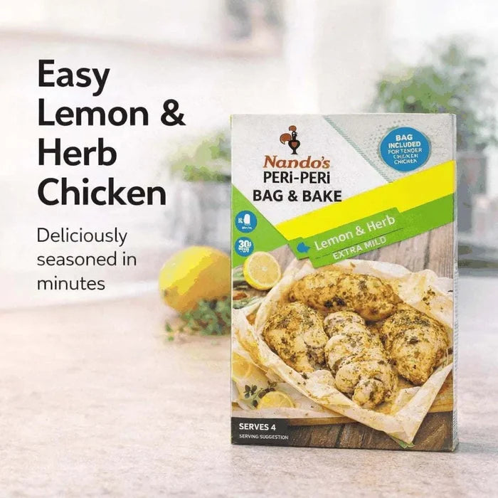 Nando's Peri-Peri Bag & Bake Lemon & Herb - 20g Facebook Ad