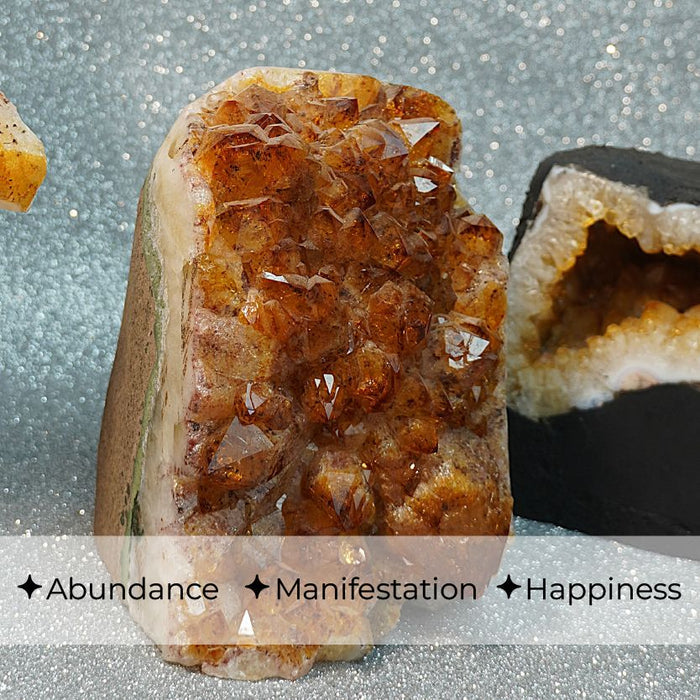 Natural Citrine Cluster