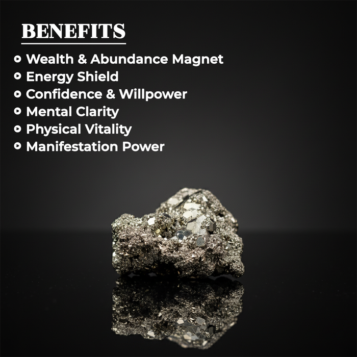 Natural Pyrite Cluster