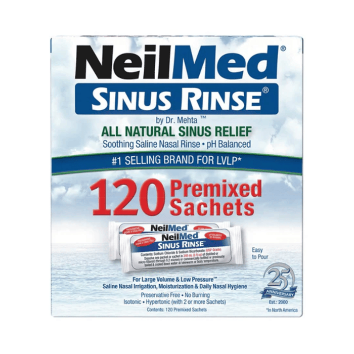 NeilMed Sinus Rinse 120 Regular Premixed Packets