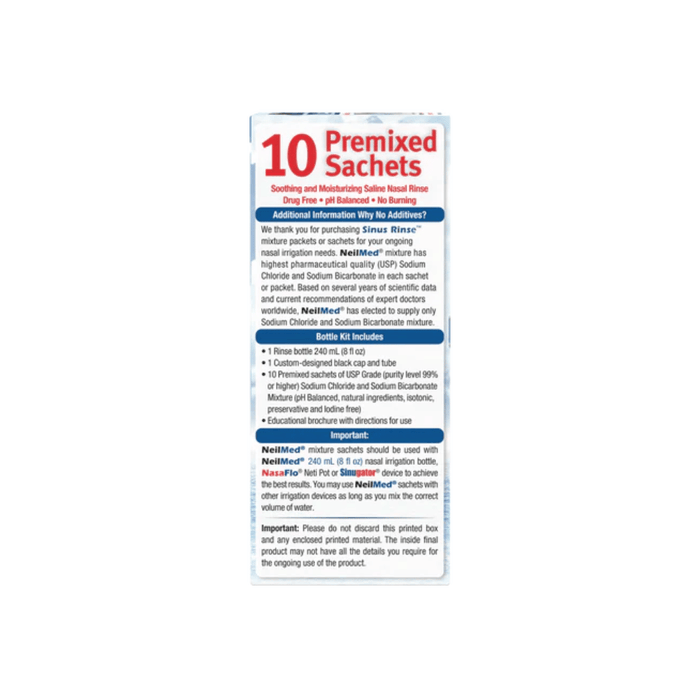 NeilMed Sinus Rinse Bottle Kit