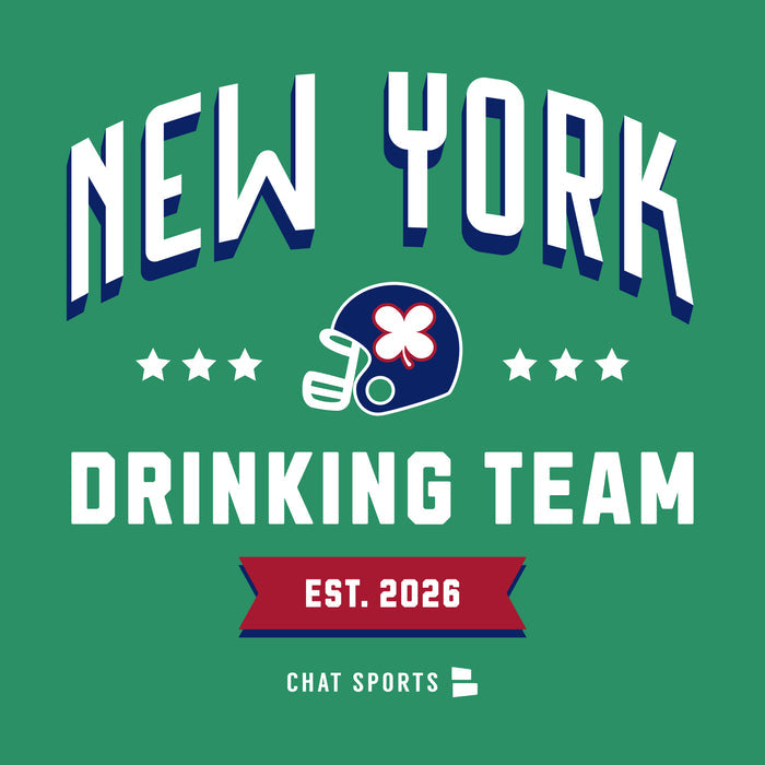 New York Football Drinking Team T-Shirt | St. Patrick's Day