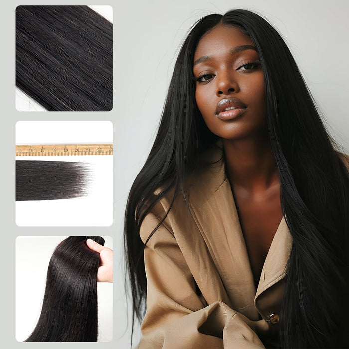 NEWMISS 15A Grade Burmese Straight Hair 3 Bundles Value Pack - Raw Virgin Human Hair Bundles - newmiss hair