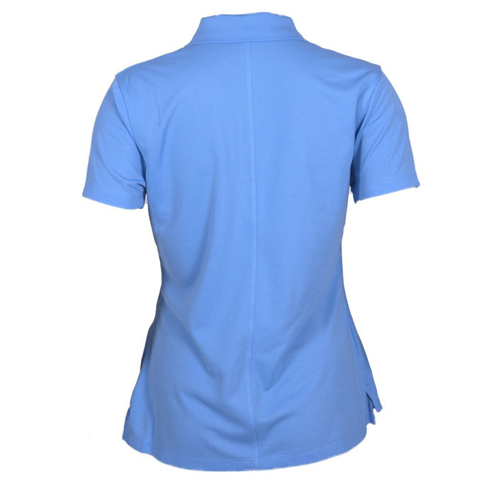 Light blue polo shirt on a white background