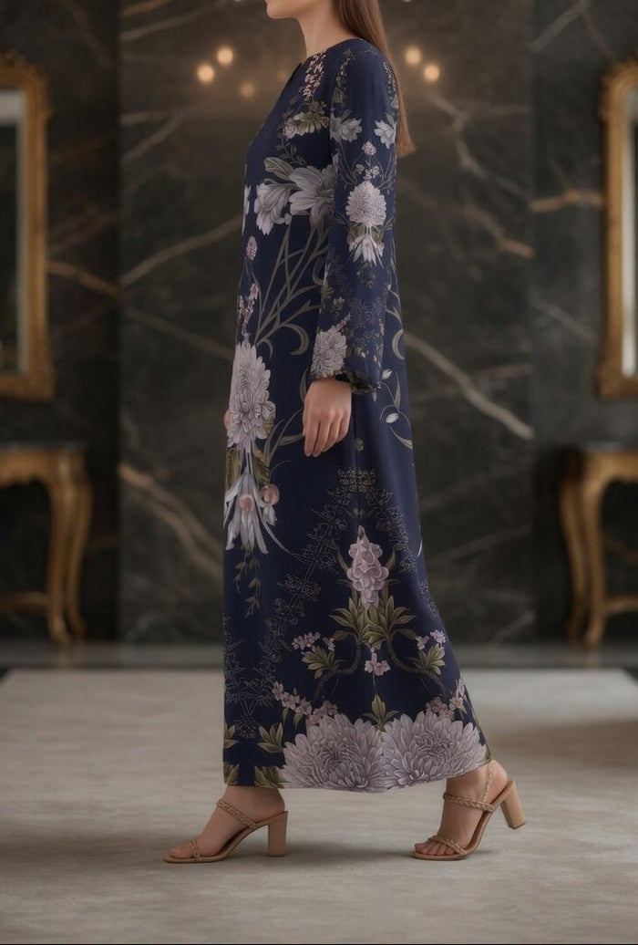 Noor-e-Midnight Bloom Kaftan