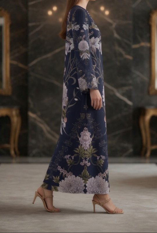 Noor-e-Midnight Bloom Kaftan