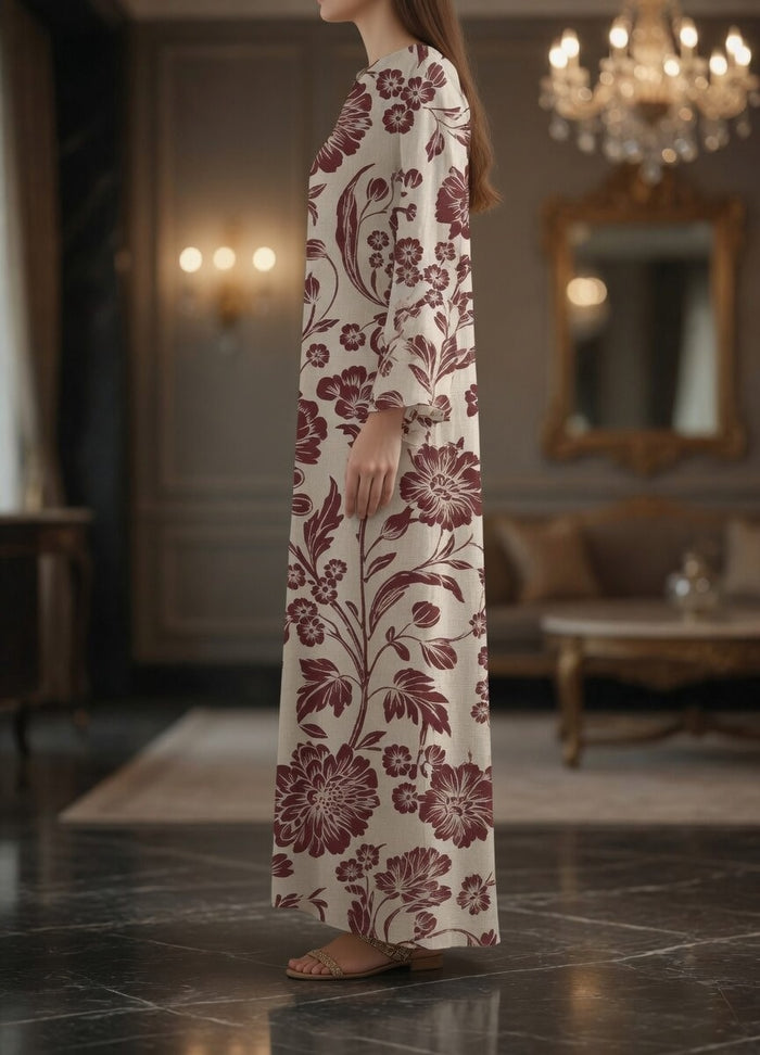Noor-e-Ruby Bloom Kaftan