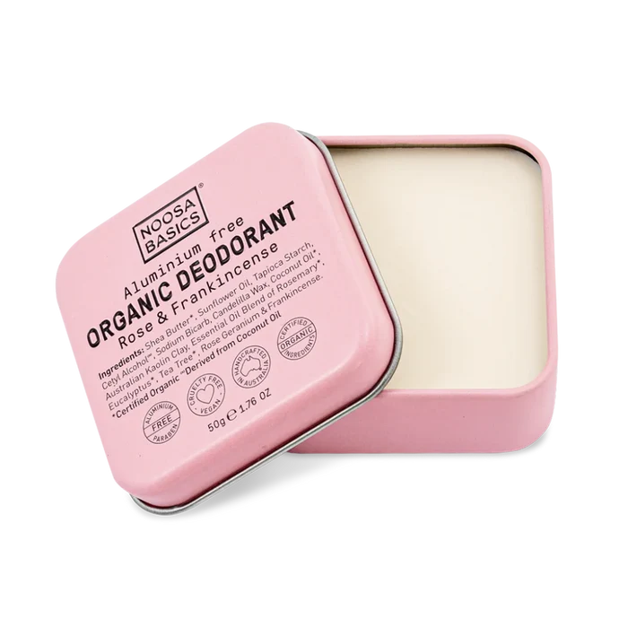 Go-For-Zero-Australia-Noosa-Basics-Australia-Natural-Deodorant-Cream-Rose-And-Frankincense-Scent-Front
