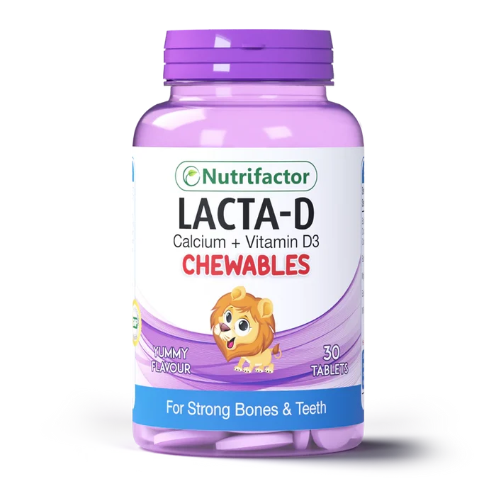 Nutrifactor Lacta-D Calcium + Vitamin B3 Chewables