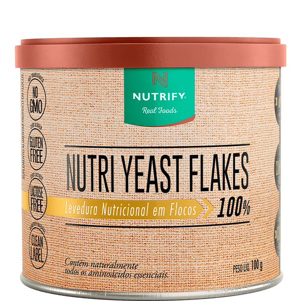NUTRIFY | Levedura Nutricional - Nutritional Yeast Flakes (100 gramas)