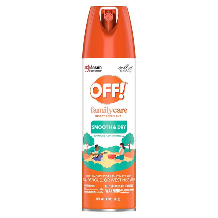 OFF! FamilyCare Smooth & Dry Aerosol - 4 oz - 12 Pack