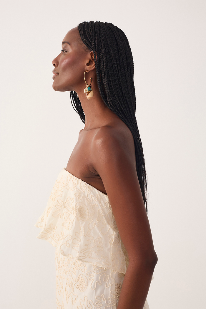 Off-White Embroidered Layered Maxi Dress_4