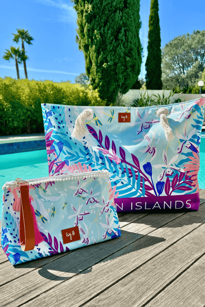 Orchid Oversized All Day Beach Bag