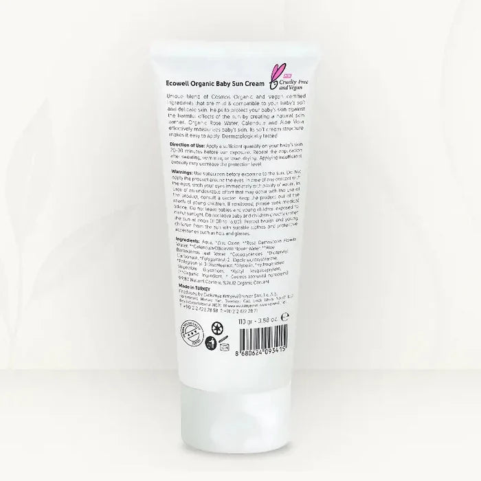 Organic Baby Sun Cream 50 SPF - 110g