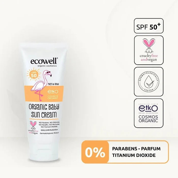 Organic Baby Sun Cream 50 SPF - 110g