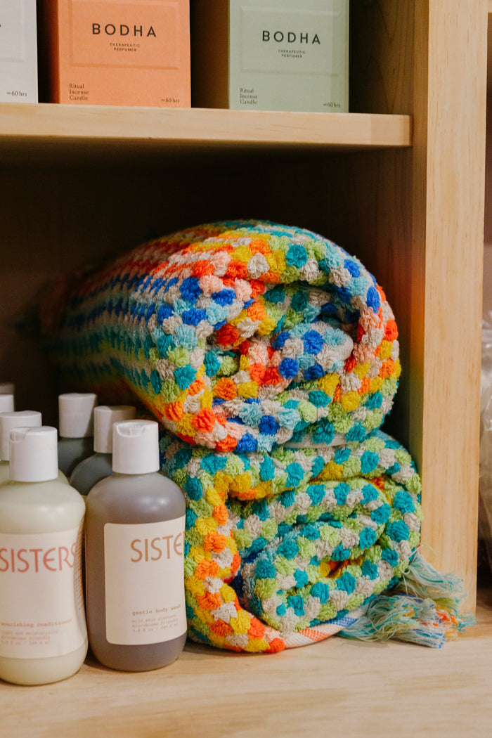 Organic Cosmic Rainbow Towel