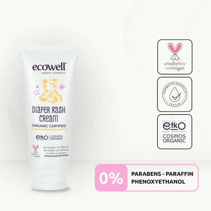 Organic Diaper Rash Cream – Gentle Baby Skin Care (110g)