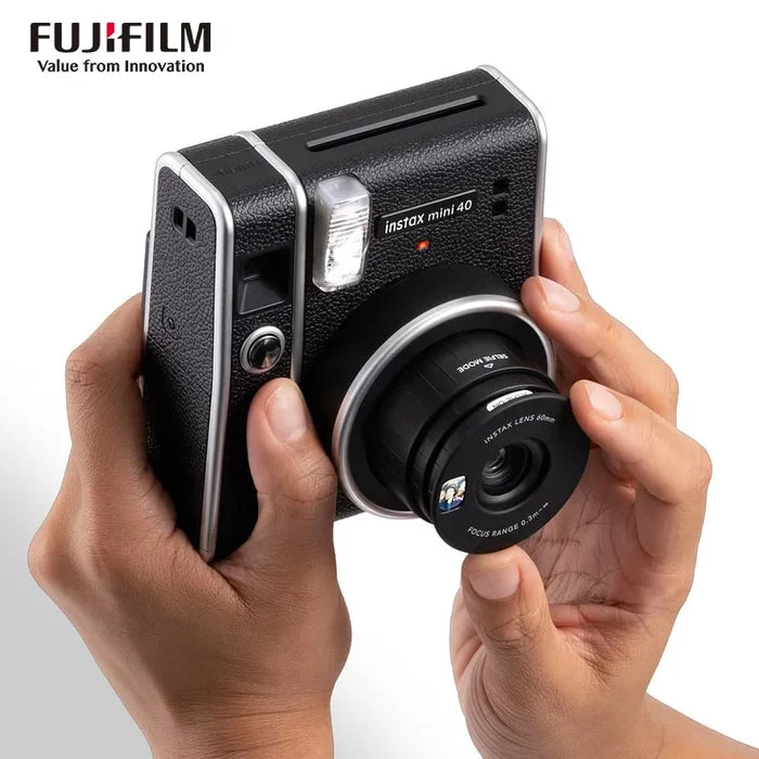 Original Fujifilm Instax Mini 40 Films Camera Hot Sale New Instant Photo Black Colour Fuji Photo Paper+Gift Package