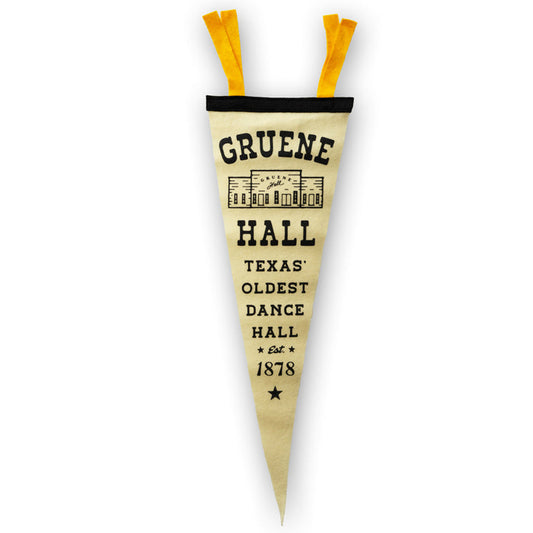 Oxford Pennant x Gruene Hall Texas' Oldest Dance Hall Small Pennant