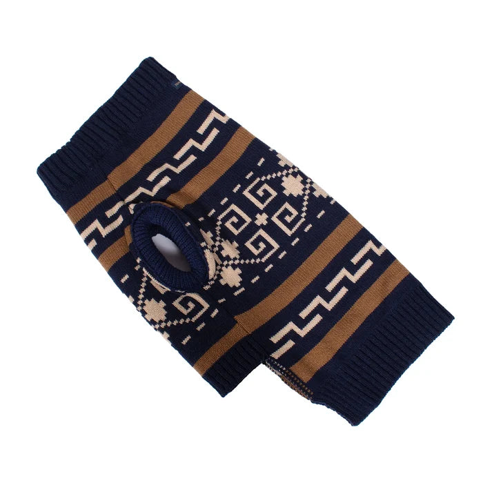 PENDLETON DOG SWEATER WESTERLEY NAVY BIG LEBARKSKI