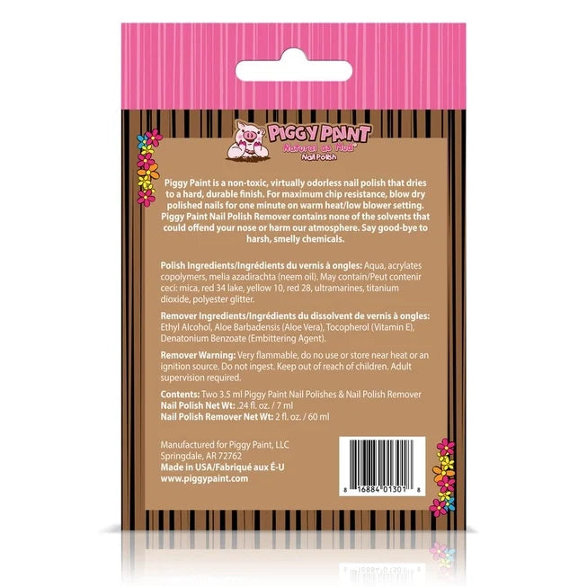 Piggy Paint Polish and Remover Box Set