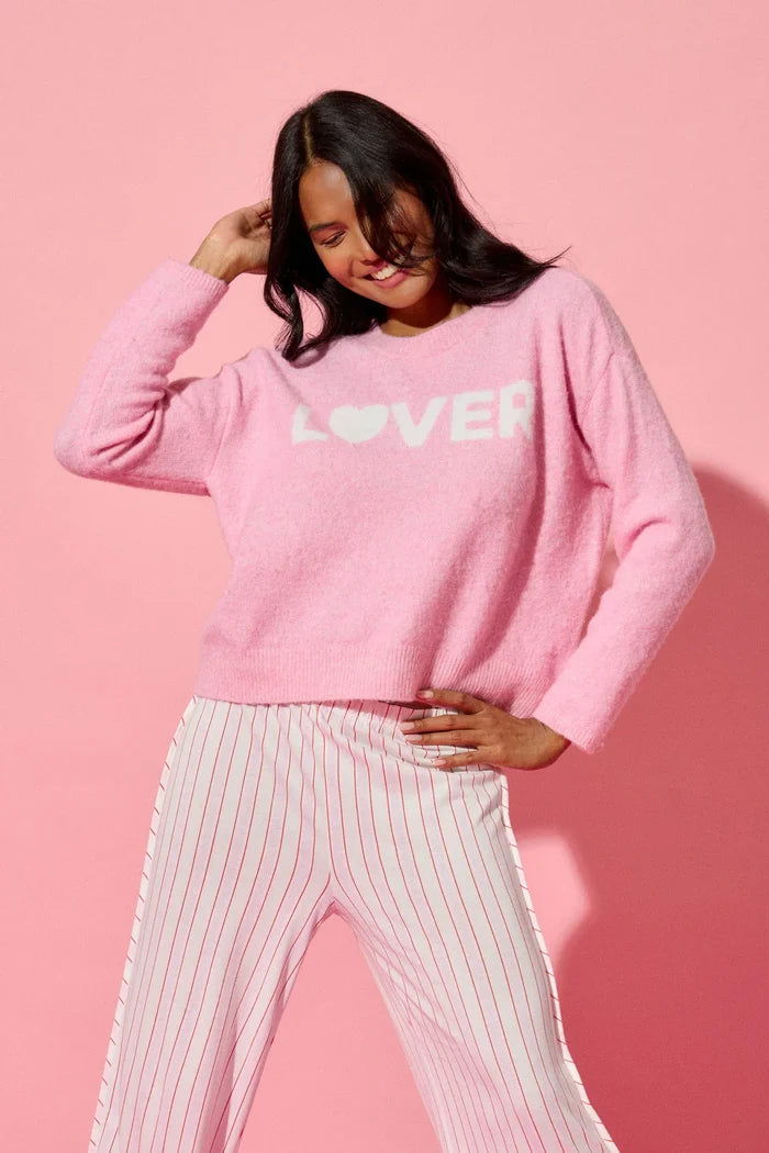 PJ Salvage Feeling Loved "Lover" Snuggle Sweater