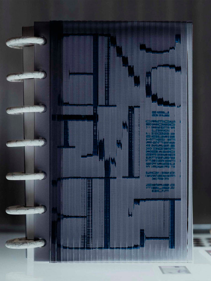 Planner discs shown in use inside a discbound planner setup.